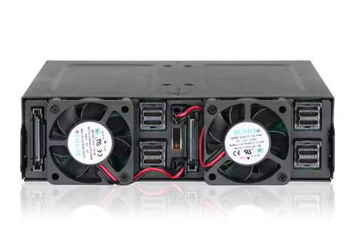 Drive Bay Panel Icy Dock MB699VP-B 15mm Dual 4cm Fans 32Gbit/s Metal