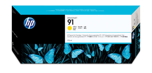 HP 91 775-ml Yellow DesignJet Pigment Ink Cartridge print head