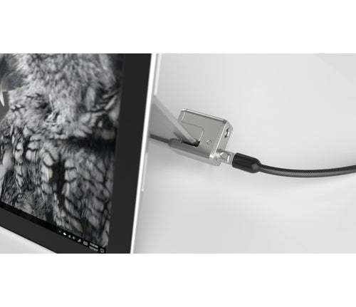 Cable Lock Kensington 1.8m Key Security Carbon Steel Zinc Silver