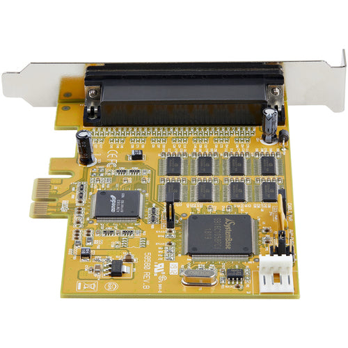 8-Port PCI Express RS232 Serial Adapter Card 16C1050 15kV ESD Protection