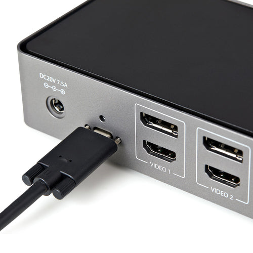 StarTech.com DK31C3HDPDUE laptop dock/port replicator