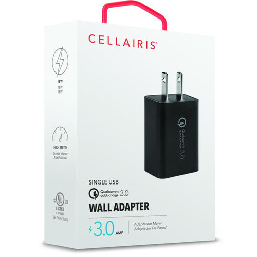 Wall Adapter Cellairis Indoor AC Power Supply Black