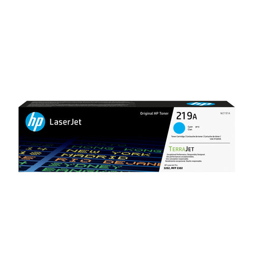 HP 219A Cyn LaserJet toner cartridge