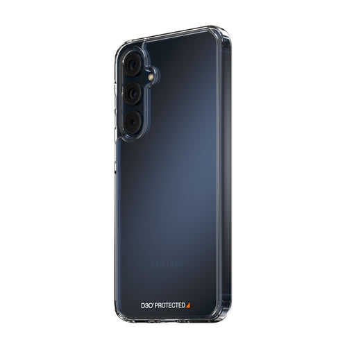 PanzerGlass ® HardCase Transparent w. D3O® Samsung Galaxy A55 5G mobile phone case