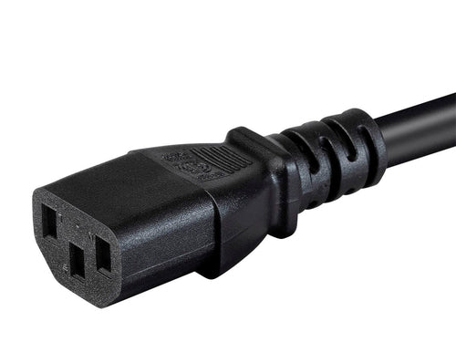 Power Cable 3.7m C13 C14 Coupler SJT 15A Monoprice