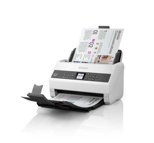 Epson DS-730N Dokumentenscanner – 600 DPI, schnelles Scannen, kompaktes Design