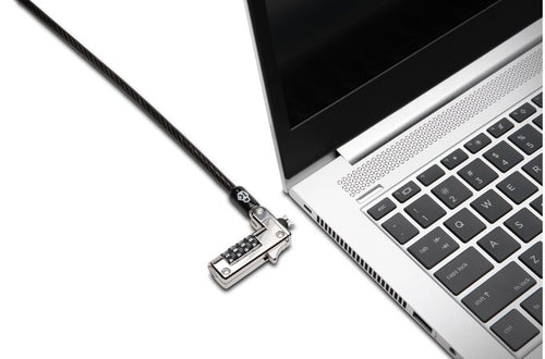 Kensington Slim NanoSaver Combination Laptop Lock Carbon Steel Black