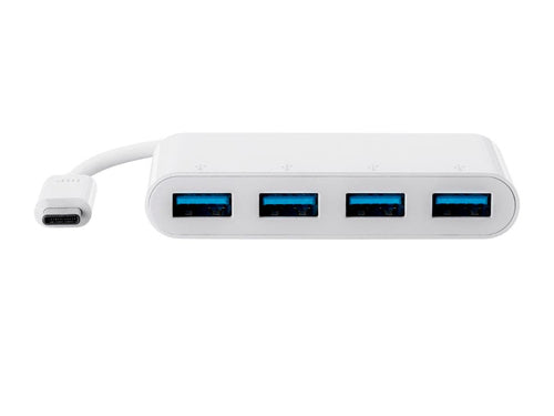 USB 3.2 Hub Type-C & Type-A 5000Mbps Monoprice Weiß