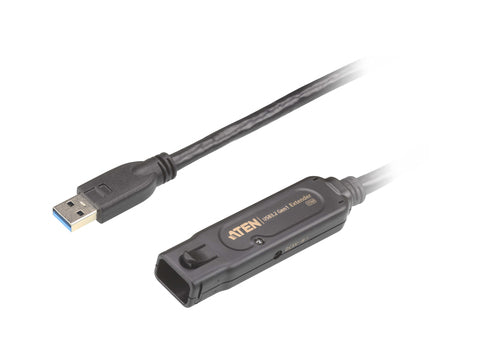 15m USB 3.2 Gen 1 A auf A Kabel 5 Gbit/s Schwarz ATEN