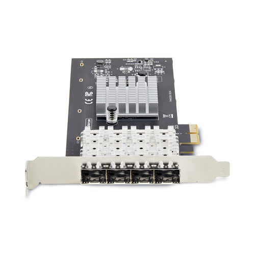 StarTech.com 4-Port GbE SFP Netzwerkkarte - Intel I350-AM4 - PCIe 2.0 - Gigabit-Ethernet-NIC