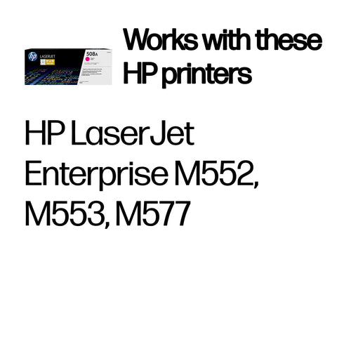 HP 508A Magenta Original LaserJet toner cartridge