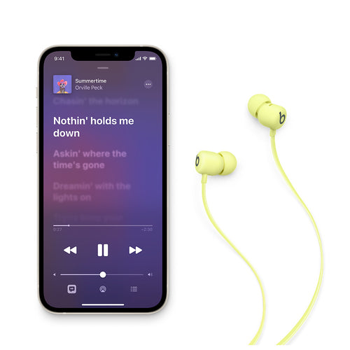 Headphones Apple Beats Flex Wireless 18.6g Yellow