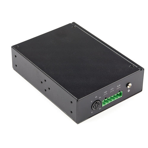 Industrial 6-Port Gigabit Ethernet Switch 4 PoE RJ45 2 SFP 30W