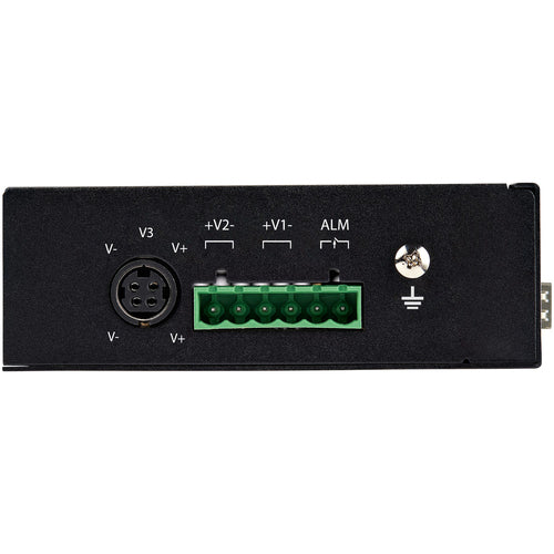 Industrial 6-Port Gigabit Ethernet Switch 4 PoE RJ45 2 SFP 30W