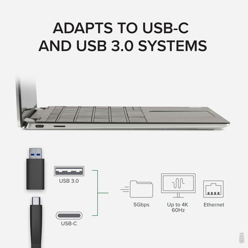 USB-C Dual Monitor Dockingstation 4K DisplayPort HDMI Adapter