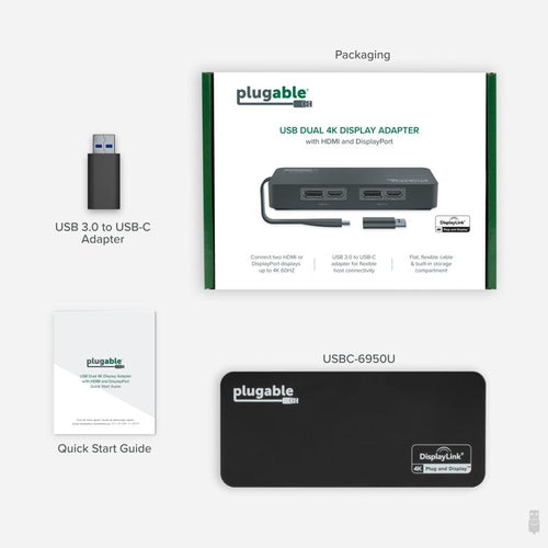 Plugable Technologies USBC-6950U USB graphics adapter