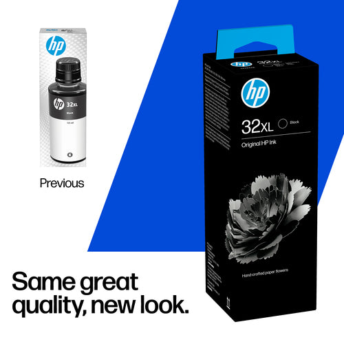 HP 32XL 135ml Black Original Bottled Ink Crtg for Smart Tank Plus andPremium Series Printers