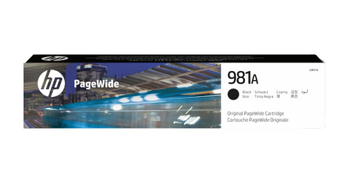 HP 981A Original PageWide Tintenpatrone Schwarz