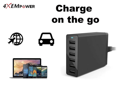 4XEM 4XPOWER6USB mobile device charger
