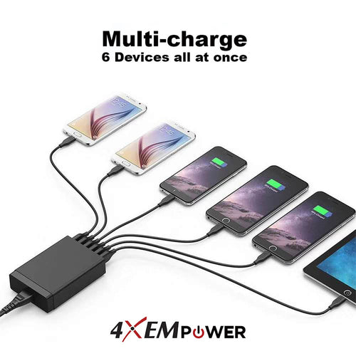 4XEM 4XPOWER6USB mobile device charger