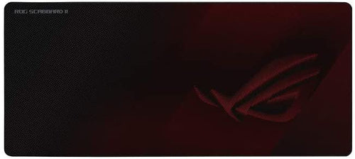 Gaming Mouse Pad ASUS ROG Strix Scabbard II Non-slip Fabric Black Red