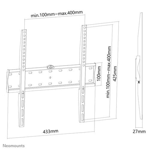 Neomounts FPMA-W300BLACK TV mount/stand