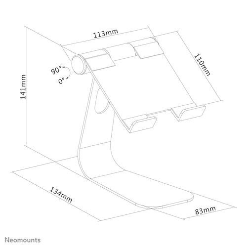 Neomounts DS15-050SL1 tablet security enclosure