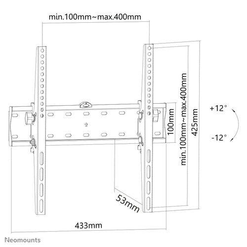 Neomounts FPMA-W350BLACK TV mount/stand
