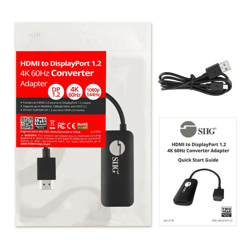 Siig CB-H21811-S1 video cable adapter