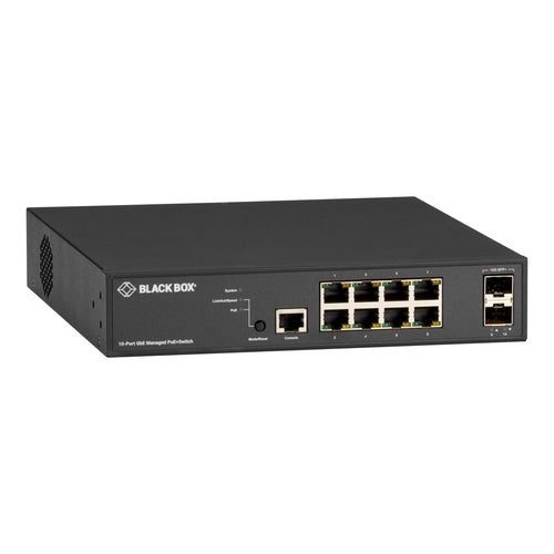 Managed Gigabit Ethernet Network Switch L2+ Power over Ethernet Wall Mountable