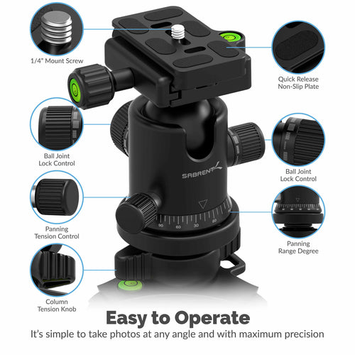 Sabrent TP-CF69 tripod