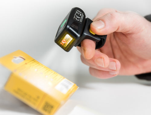 DeLOCK Ring Barcode Scanner 1D and 2D with 2.4 GHz or Bluetooth