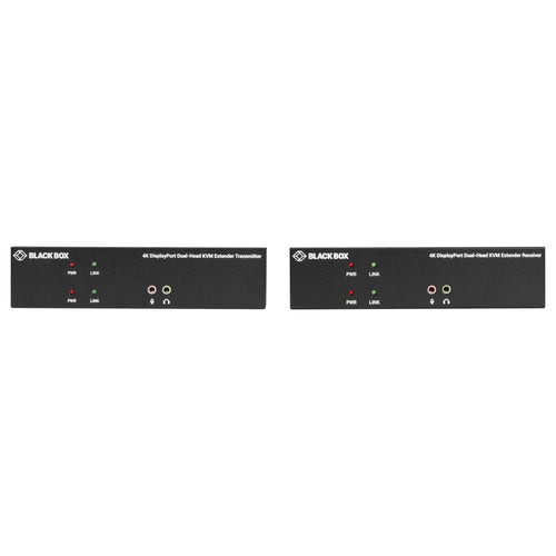 Black Box OVER CATX 4K DUAL-HEAD DISPLAYPORT USB 2.0 KVM extender