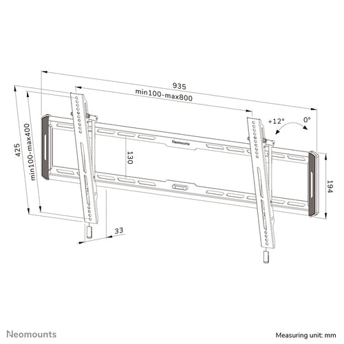 Neomounts WL35-550BL18 TV mount/stand
