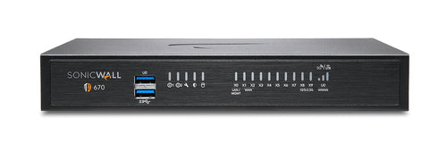 SonicWall TZ670 hardware firewall