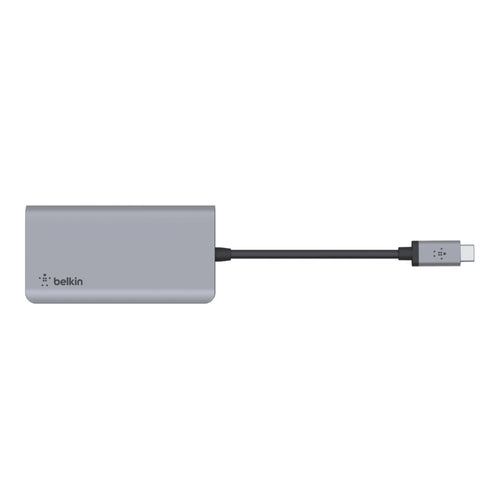 4K-HDMI-USB-C-Hub Belkin AVC006btSGY 100W USB 3.2 Silber