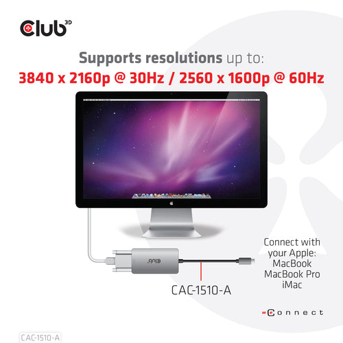 CLUB3D CAC-1510-A video cable adapter