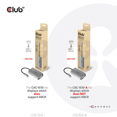 CLUB3D CAC-1510-A video cable adapter