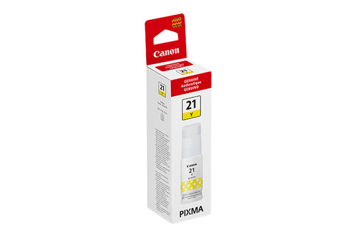 Canon GI-21 Yellow Ink Bottle 70ml for PIXMA G3260 G1220 G2260