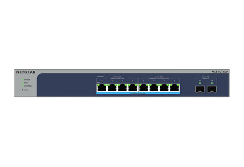 NETGEAR 8-Port Multi-Gigabit/10G Ethernet Ultra60 PoE++ Smart Switch with 2 SFP+ Ports (MS510TXUP)