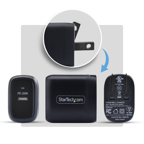 StarTech.com 102NB-WALL-CHARGER mobile device charger