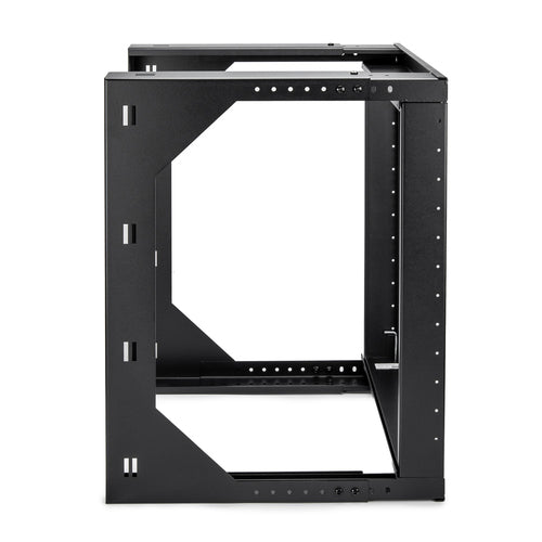 Wall Mounted Rack Cabinet Rocstor 12U 38.5kg Weight Capacity Black