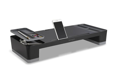 Kensington Monitor Stand Adjustable Height 18 kg Load Black Grey