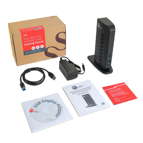 Siig JU-DK0L11-S1 laptop dock/port replicator