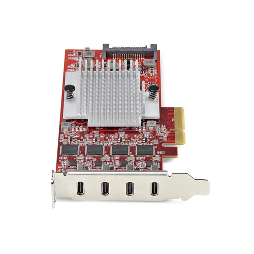 StarTech.com P10Q4C-USB-CARD-LP interface cards/adapter