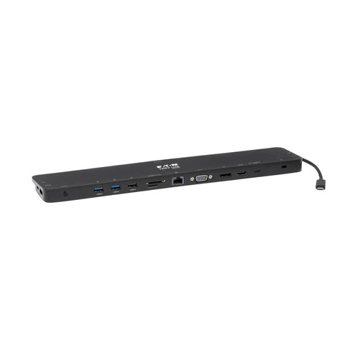 USB-C Dock Tripp Lite U442-DOCK7D-B Triple Display 4K HDMI DP VGA 100W PD