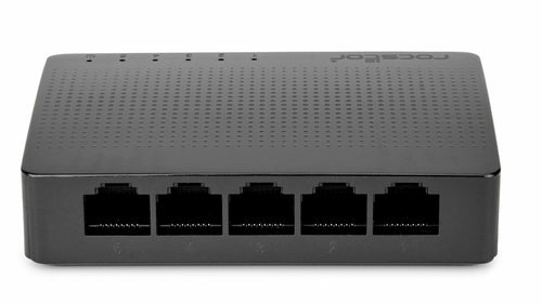 Gigabit Ethernet Switch Rocstor JetConnect JC5 Unmanaged Network Device
