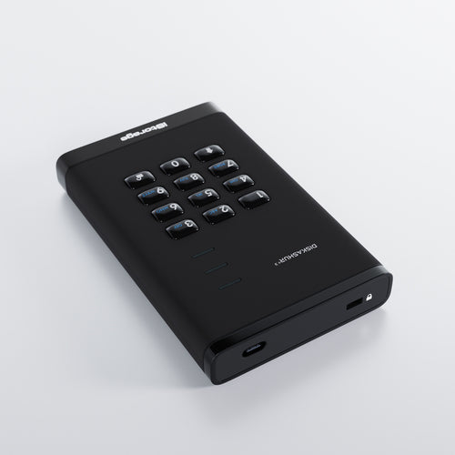 iStorage diskAshur³ 1TB Portable Hard Drive FIPS 140-3 AES-XTS Encryption