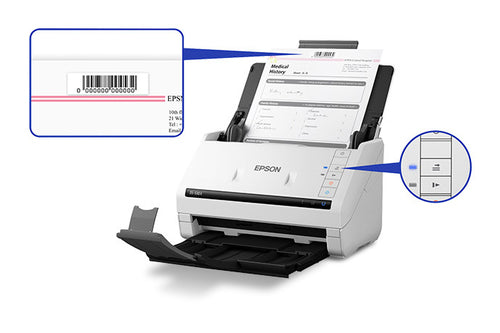 Professioneller Epson WorkForce Scanner 600 DPI 30 Bit Farbe Hochleistung