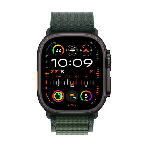 Apple Watch Ultra 2 GPS + Cellular 49mm Black Titanium Case 64GB OLED Touchscreen